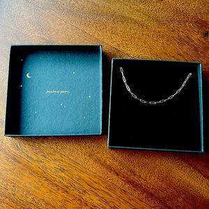 New with Tags in gift box Catbird NYC 14k yellow gold 1976 paperclip bracelet